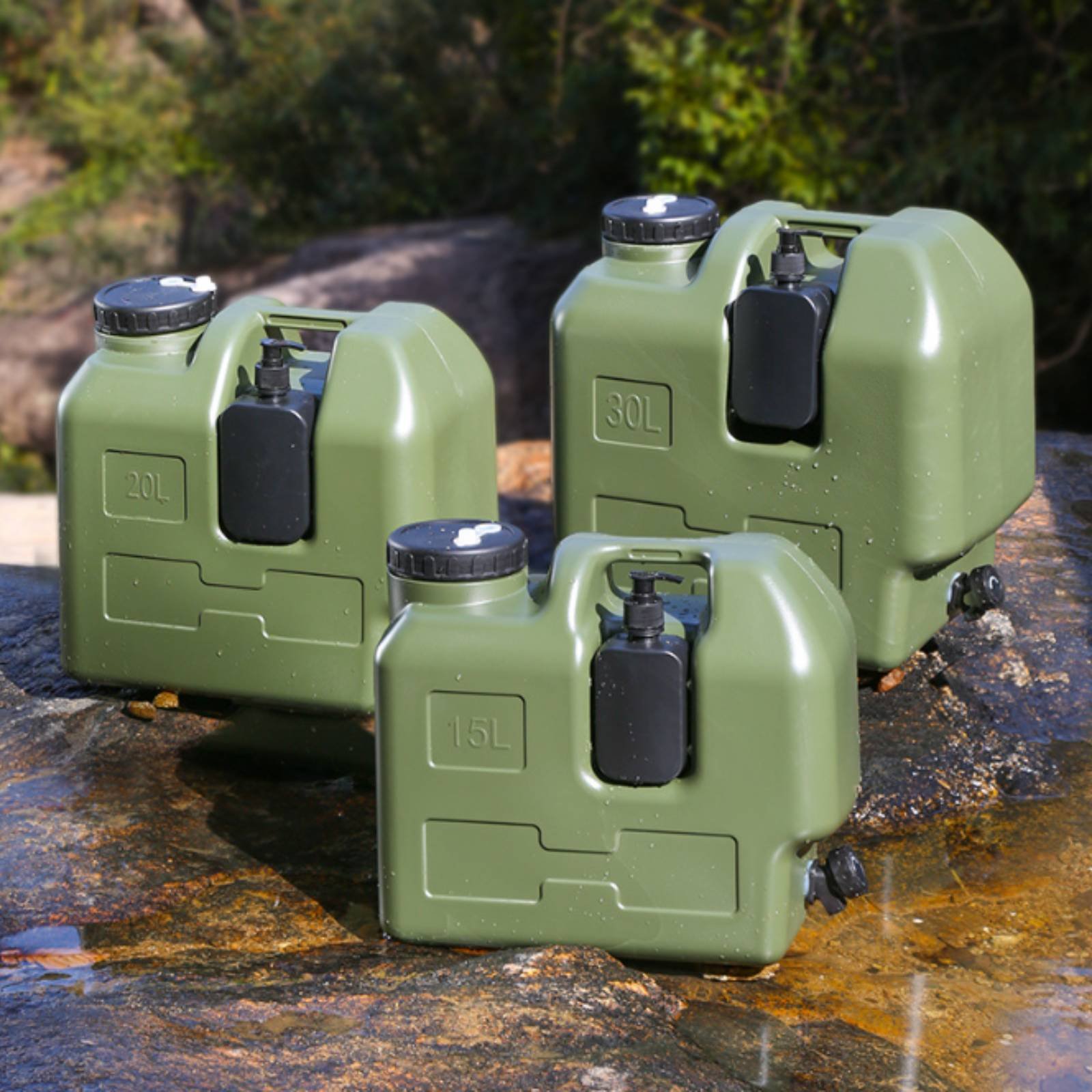 Outdoor Camping Water Jug - Water Container with Spigot Food Grade