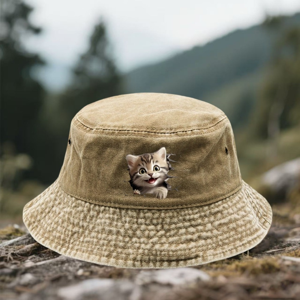 Outdoor Camping Activities For Adults - Adjustable Outdoor Activity, 3D Cat Pattern,