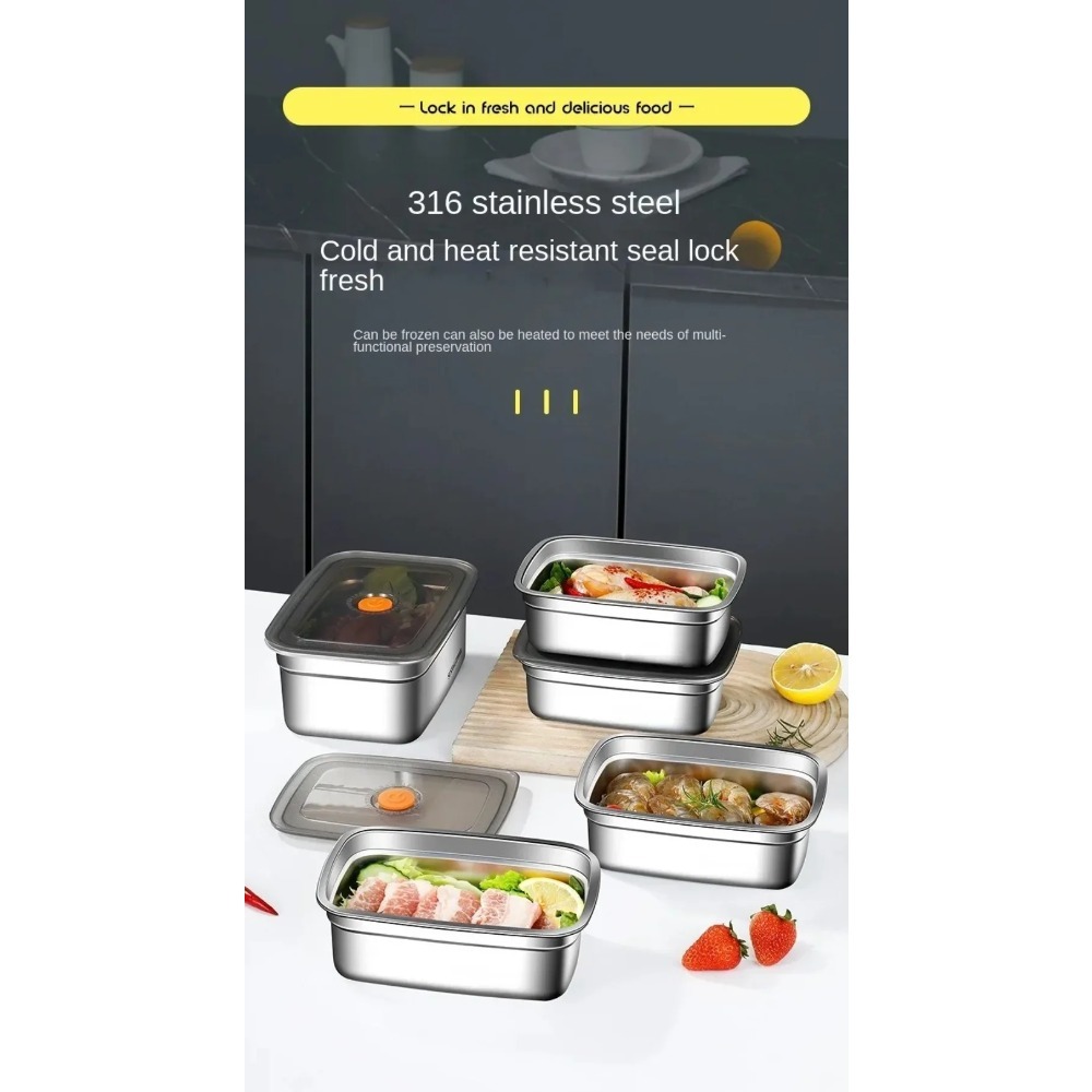 Outdoor Camping Fridge - High Quality Stainless Steel Camping Lunch