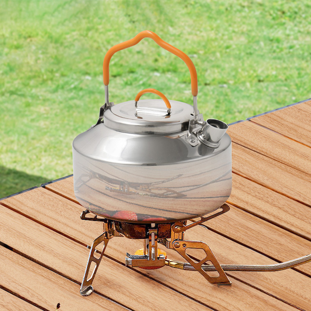 Outdoor Camping Water Jug - Stainless Steel Camping Kettle Mini Tea