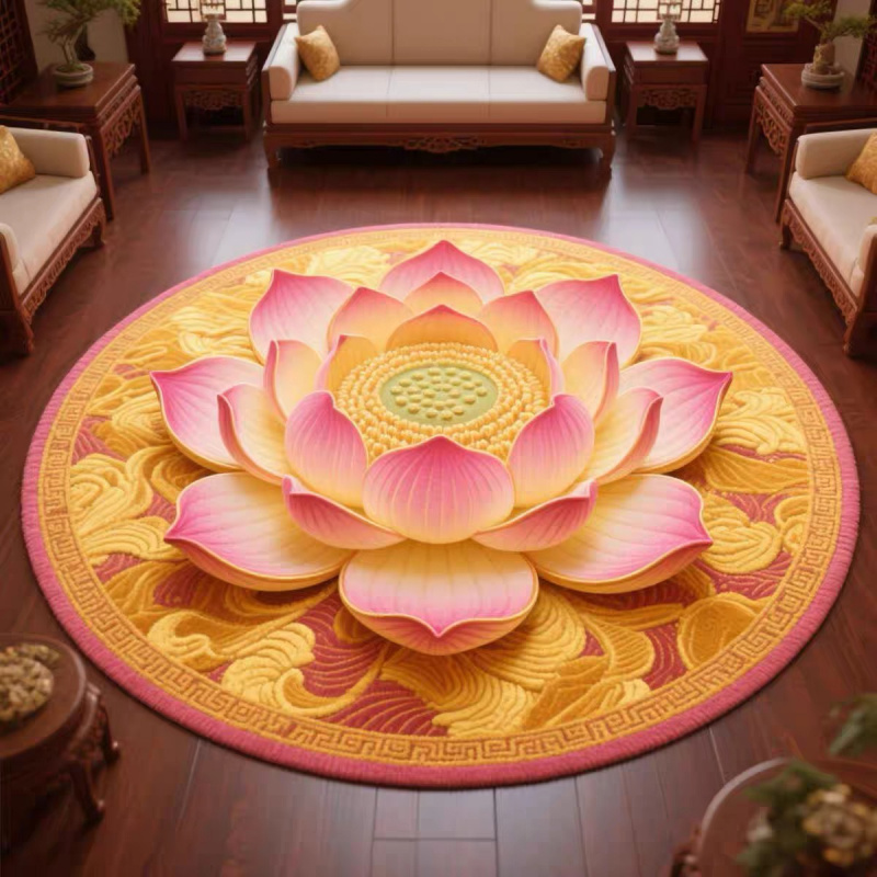 VIKAMA Chinese Style round Rug - огляд і ціна Camping Outdoor Or Indoor