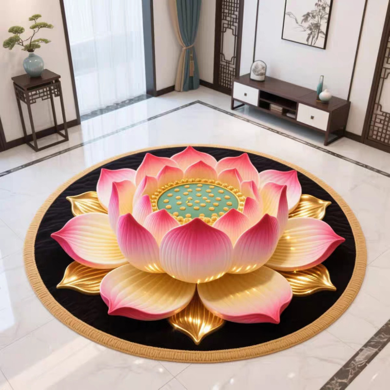 VIKAMA Chinese Style round Rug - огляд і ціна Camping Outdoor Or Indoor