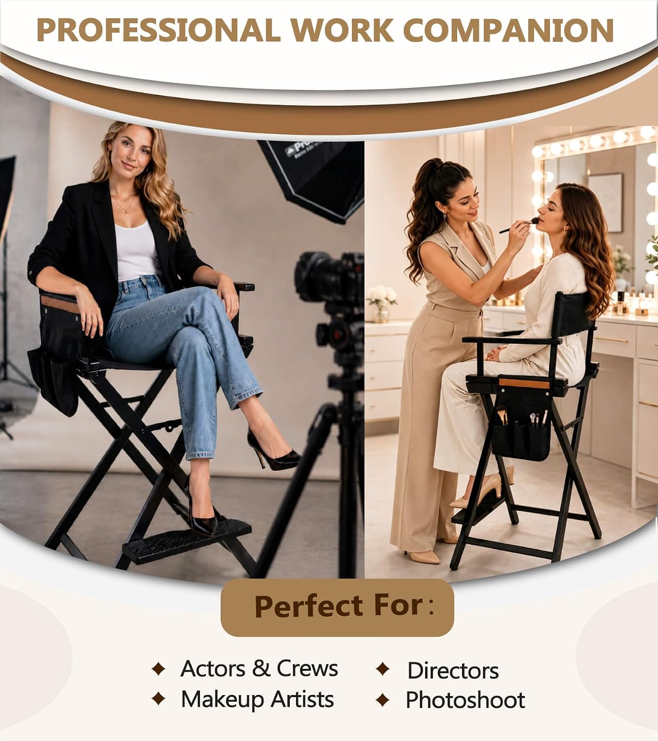 Tall Director Chair Portable A - огляд і ціна Outdoor Camping High Chair