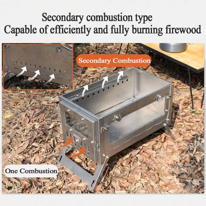 430 Stainless Steel Portable T - огляд і ціна Outdoor Camping Oven