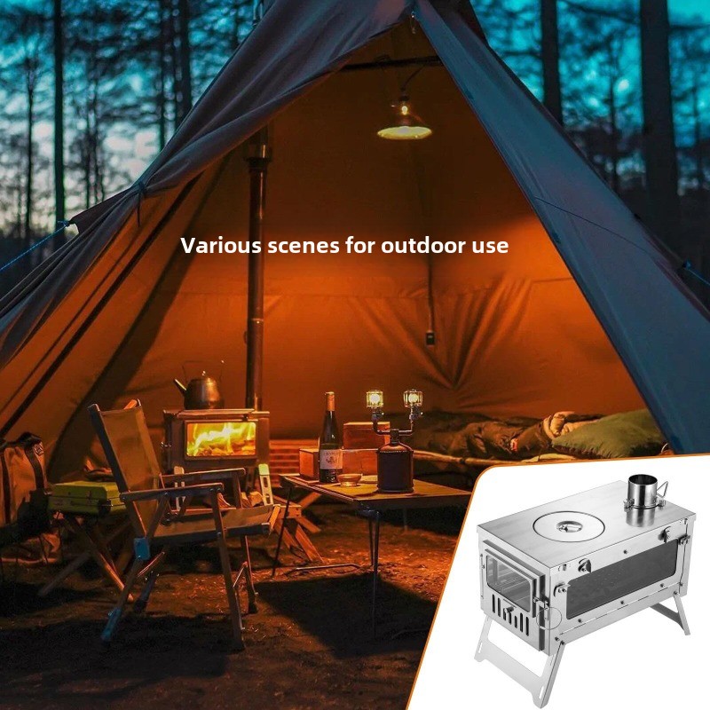 430 Stainless Steel Portable T - огляд і ціна Outdoor Camping Oven