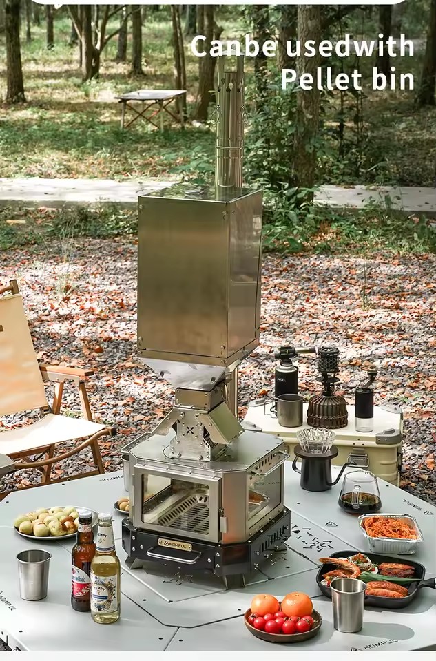HOMFUL Portable Firewood Stove - огляд і ціна Outdoor Camping Oven