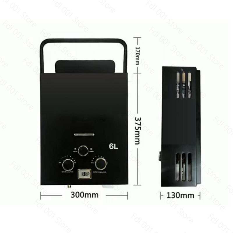 6L Portable Tankless Gas Water - огляд і ціна Outdoor Camping Water Heater