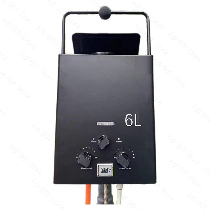 6L Portable Tankless Gas Water - огляд і ціна Outdoor Camping Water Heater