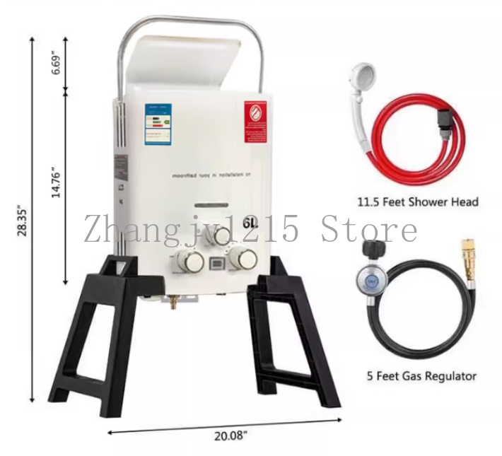 Propane LPG  Gas Tankless Wate - огляд і ціна Outdoor Camping Water Heater