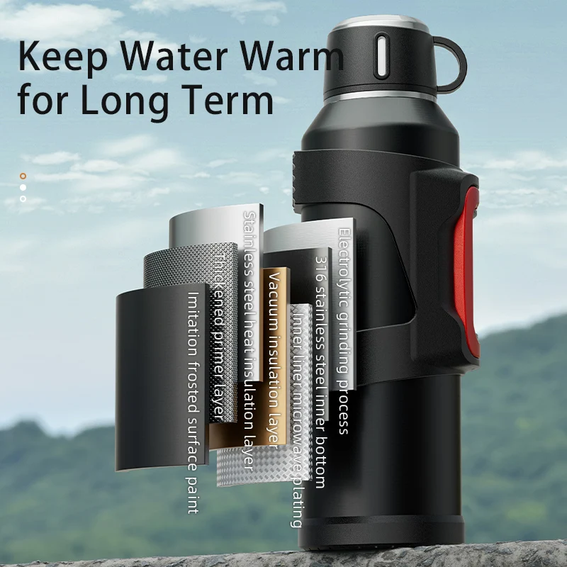 Stainless Steel Insulated Jug  - огляд і ціна Outdoor Camping Water Jug