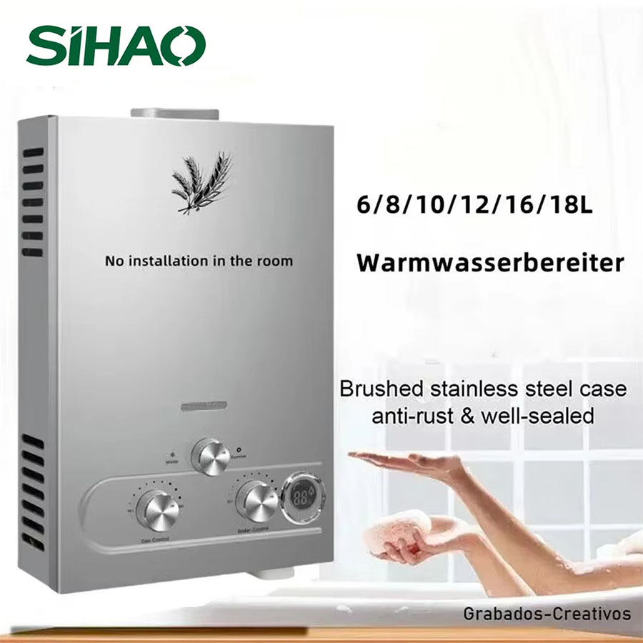 SIHAO 12L 16L 18L GPM LPG Gas  - огляд і ціна Outdoor Camping Water Heater