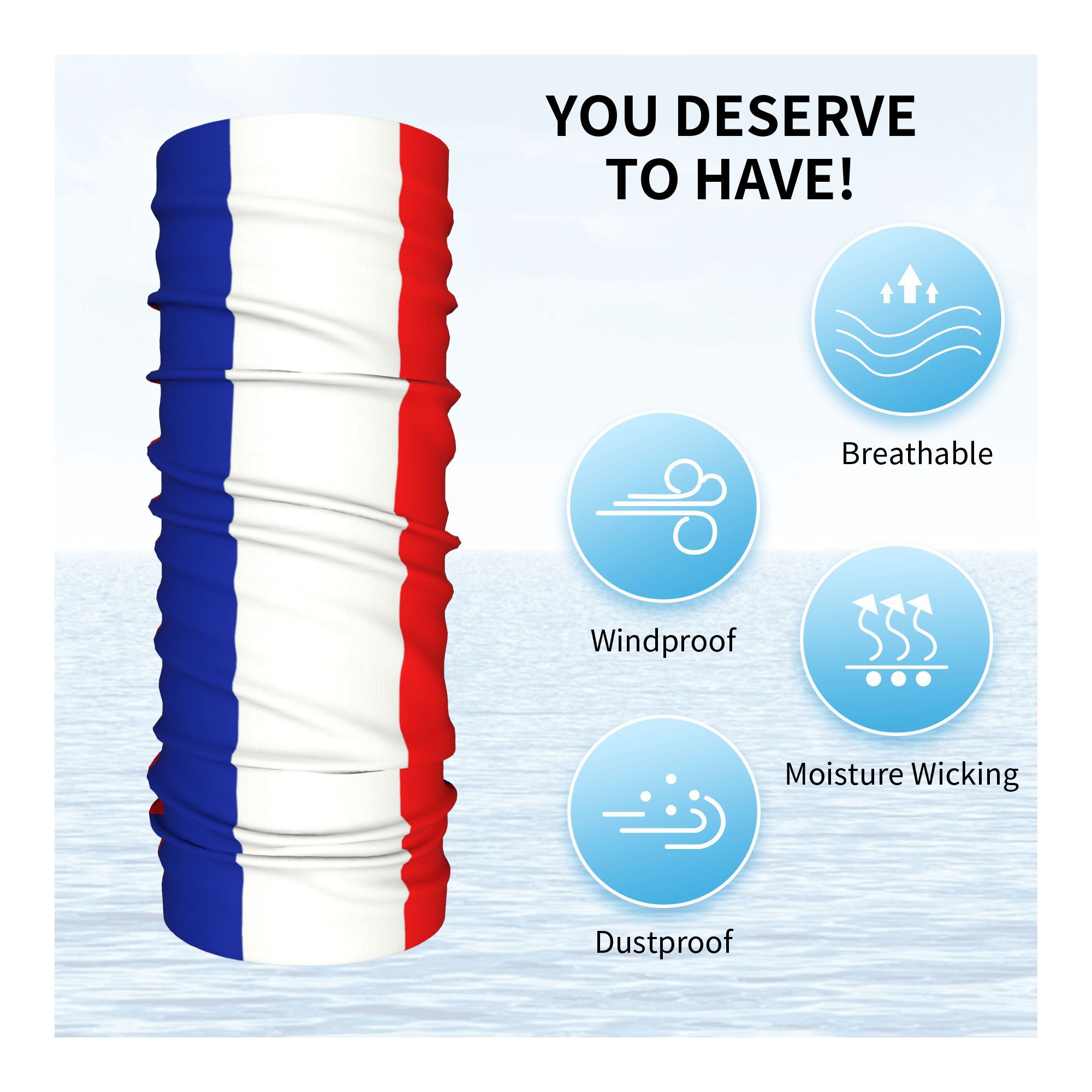 Custom French Flag France Band - огляд і ціна Trekking Gaiters