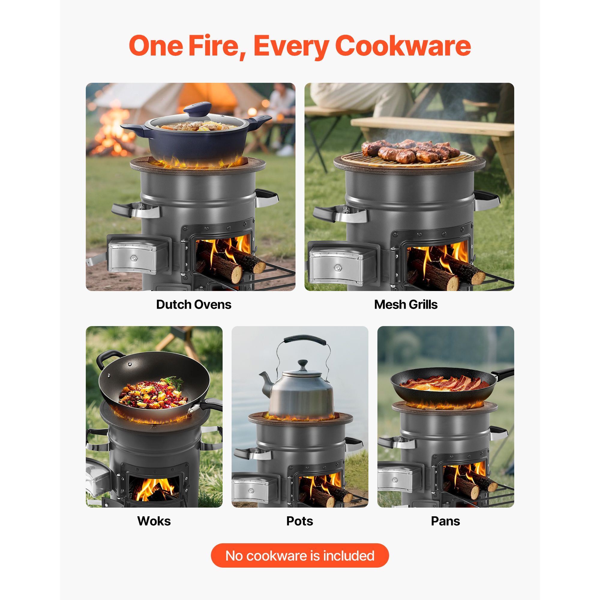 Camping Rocket Stove, Wood Bur - огляд і ціна Camping Outdoor Or Indoor