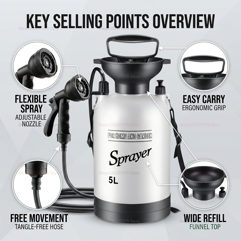 5L Portable Camping Shower Man - огляд і ціна Outdoor Camping Water Heater