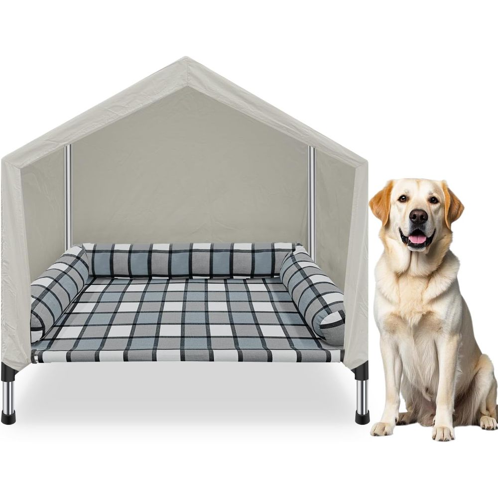 Elevated Dog Pet Bed House - 2 - огляд і ціна Camping Outdoor Or Indoor