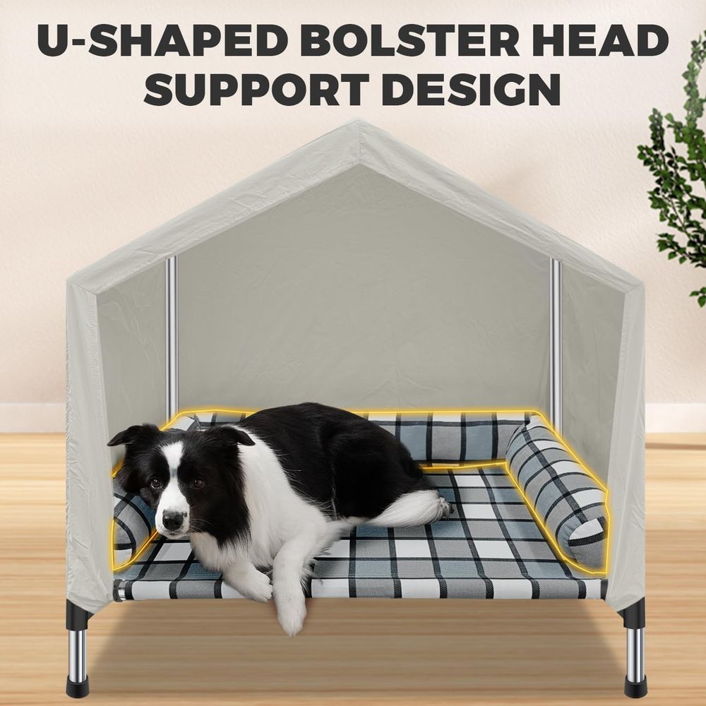 Elevated Dog Pet Bed House - 2 - огляд і ціна Camping Outdoor Or Indoor