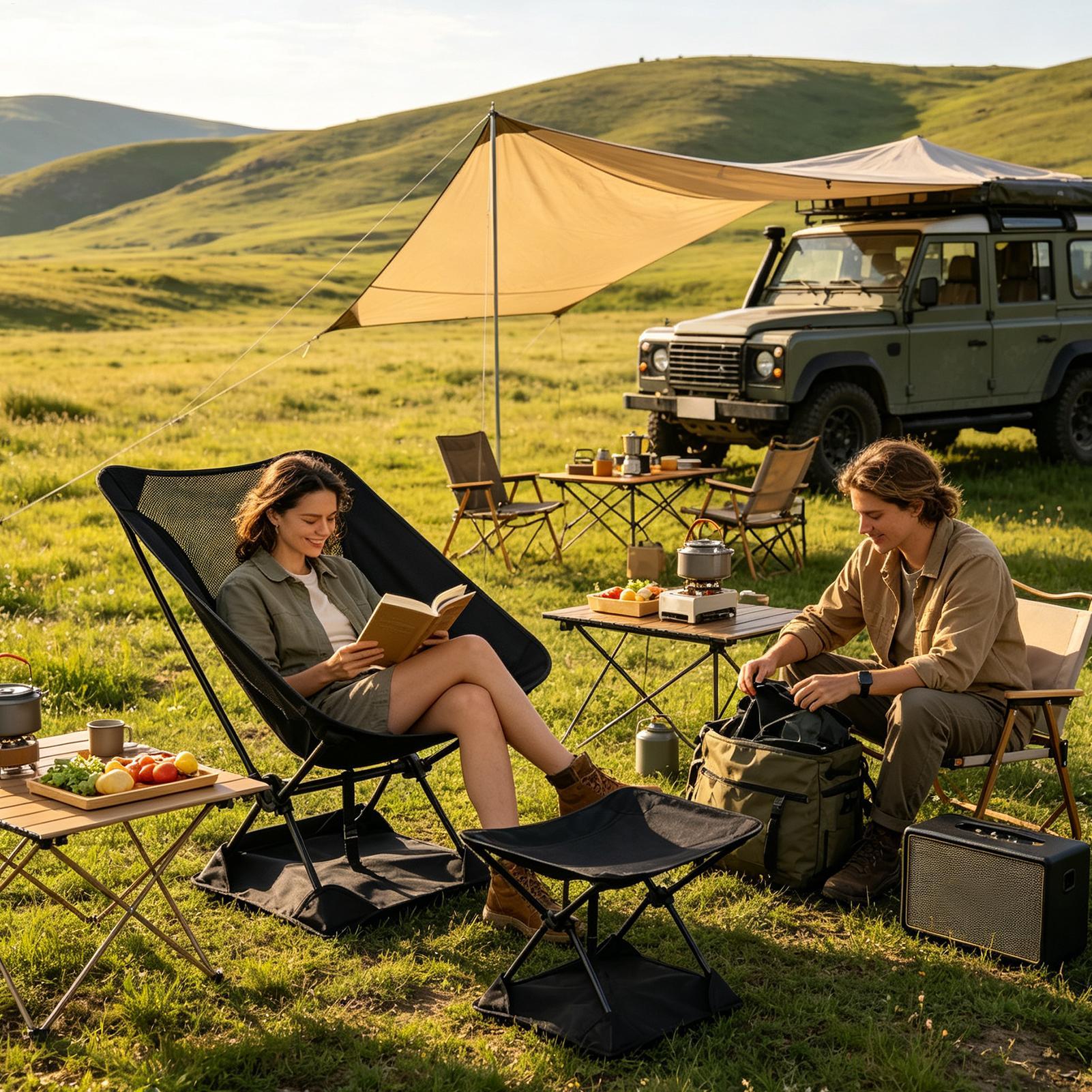 Oxford Cloth Anti-Sink Camp Ch - огляд і ціна Outdoor Camping Loveseat