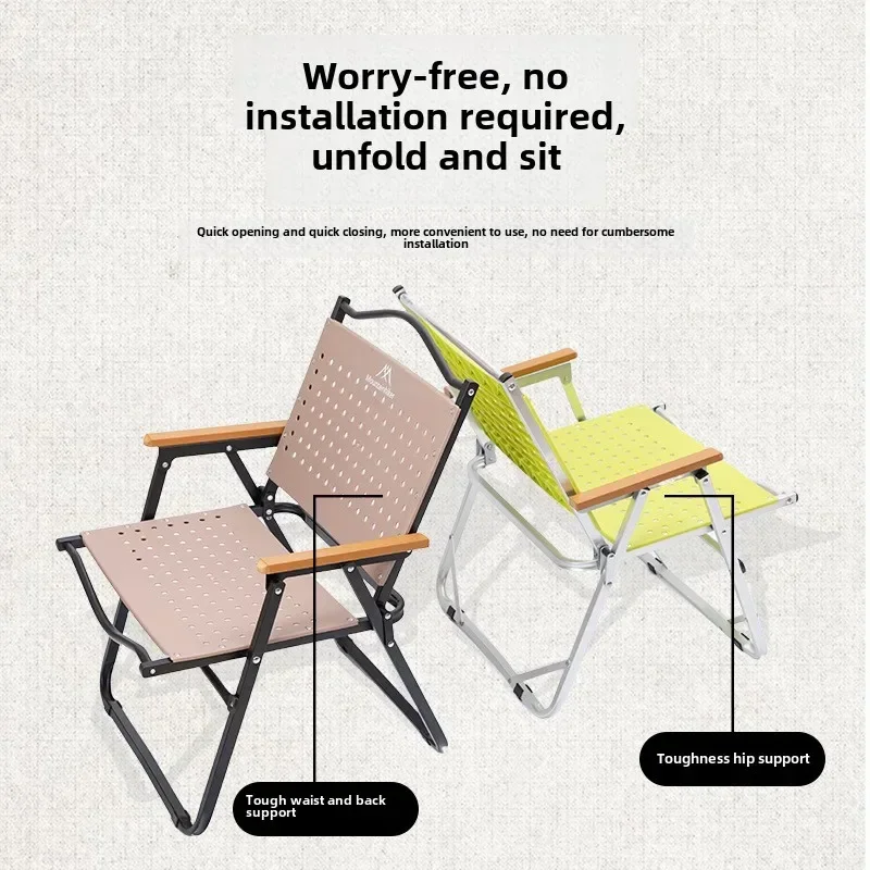 MOUNTAINHIKER Camping Chair Po - огляд і ціна Outdoor Camping High Chair