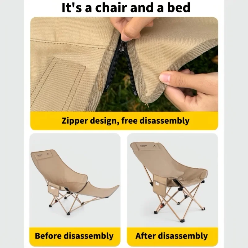 Portable Adjustable Folding Mo - огляд і ціна Outdoor Camping Loveseat