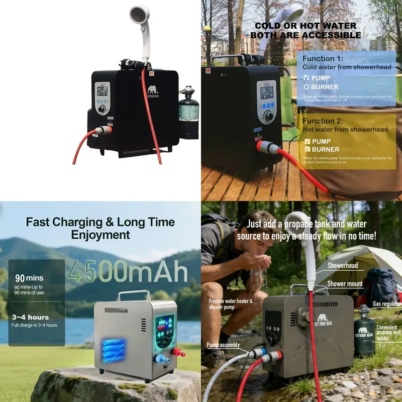 Outdoor Camping Heating Portab - огляд і ціна Outdoor Camping Water Heater