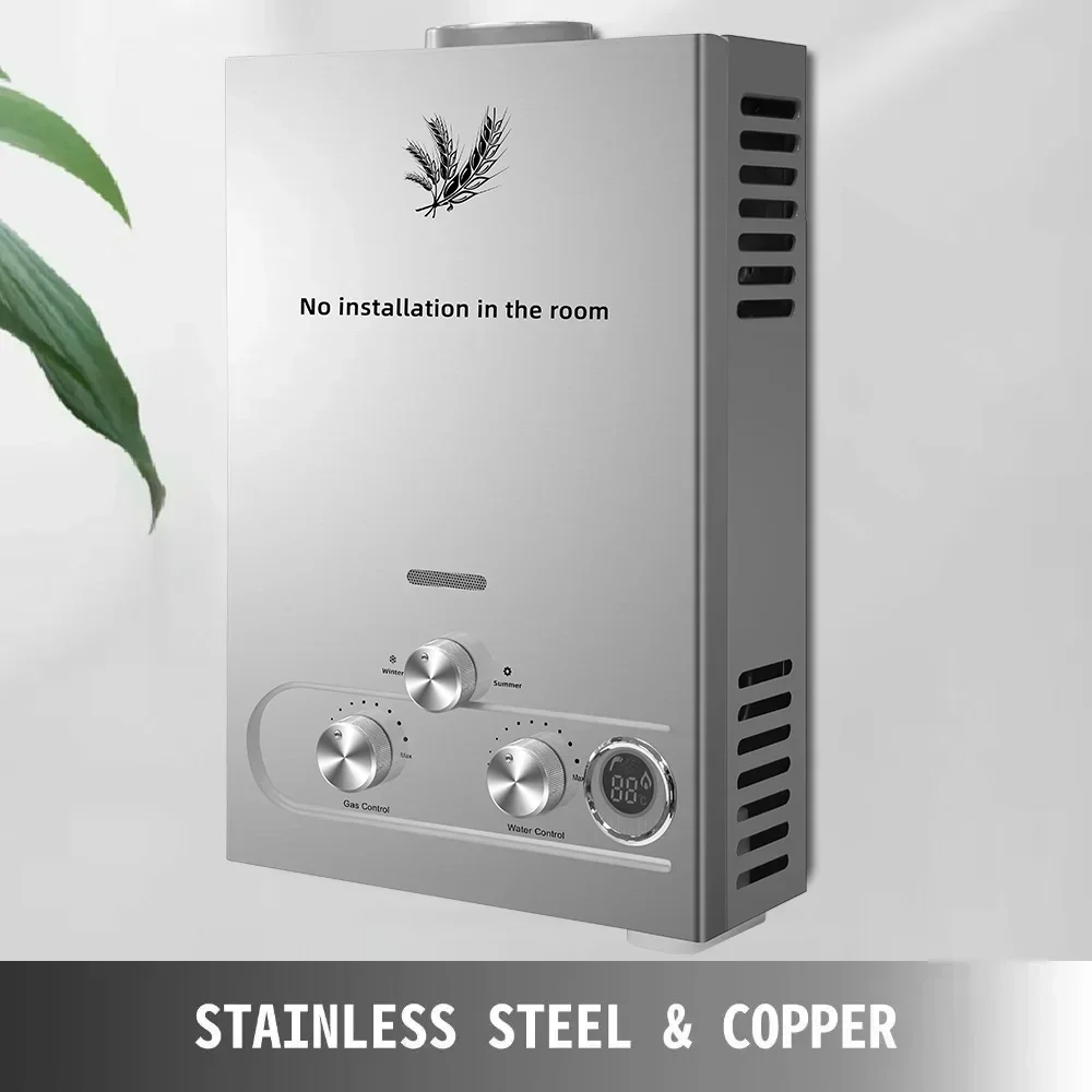 SIHAO LPG Water Heater 6L 8L 1 - огляд і ціна Outdoor Camping Water Heater