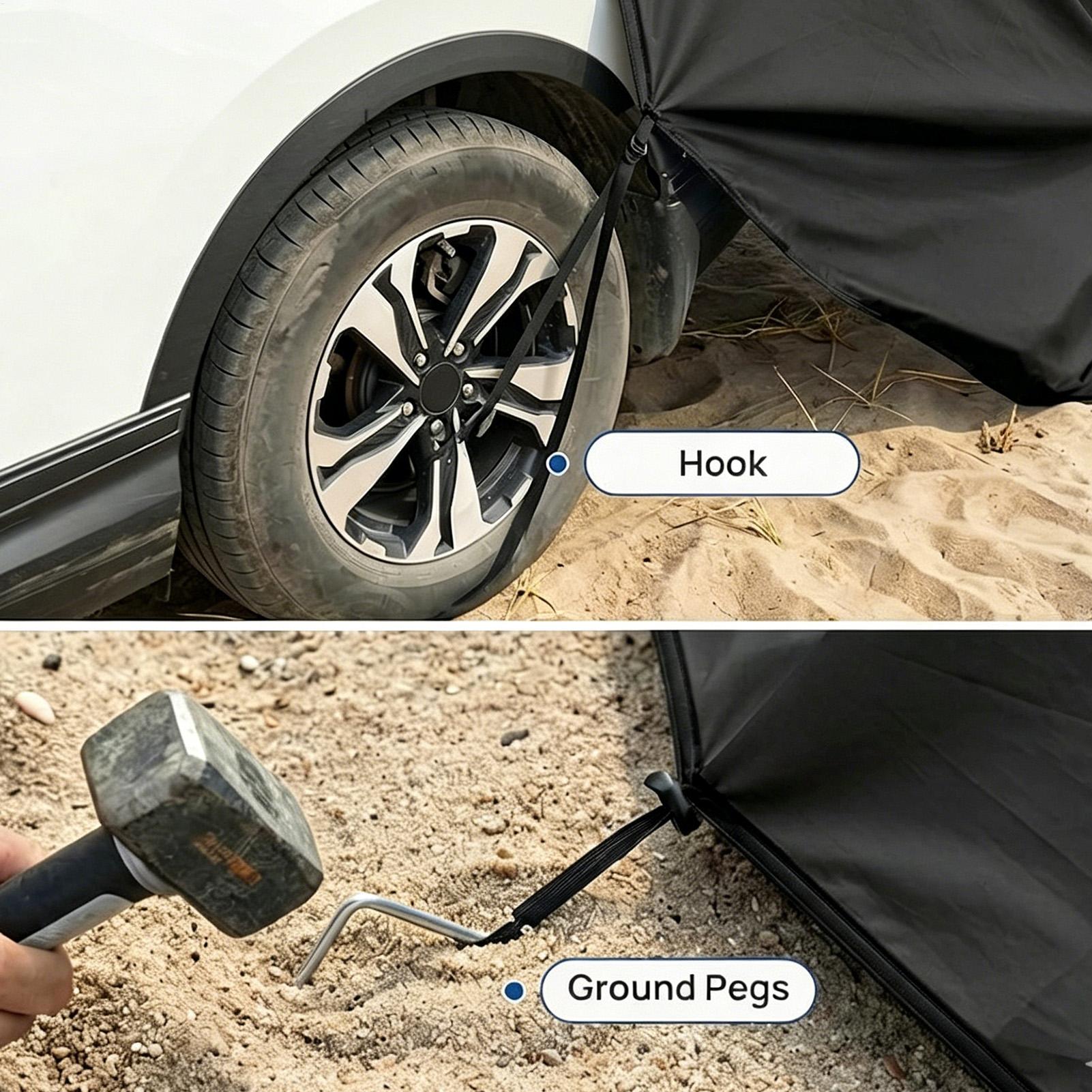 SUV Trunk Tent Car Trunk Priva - огляд і ціна Outdoor Camping Trailer