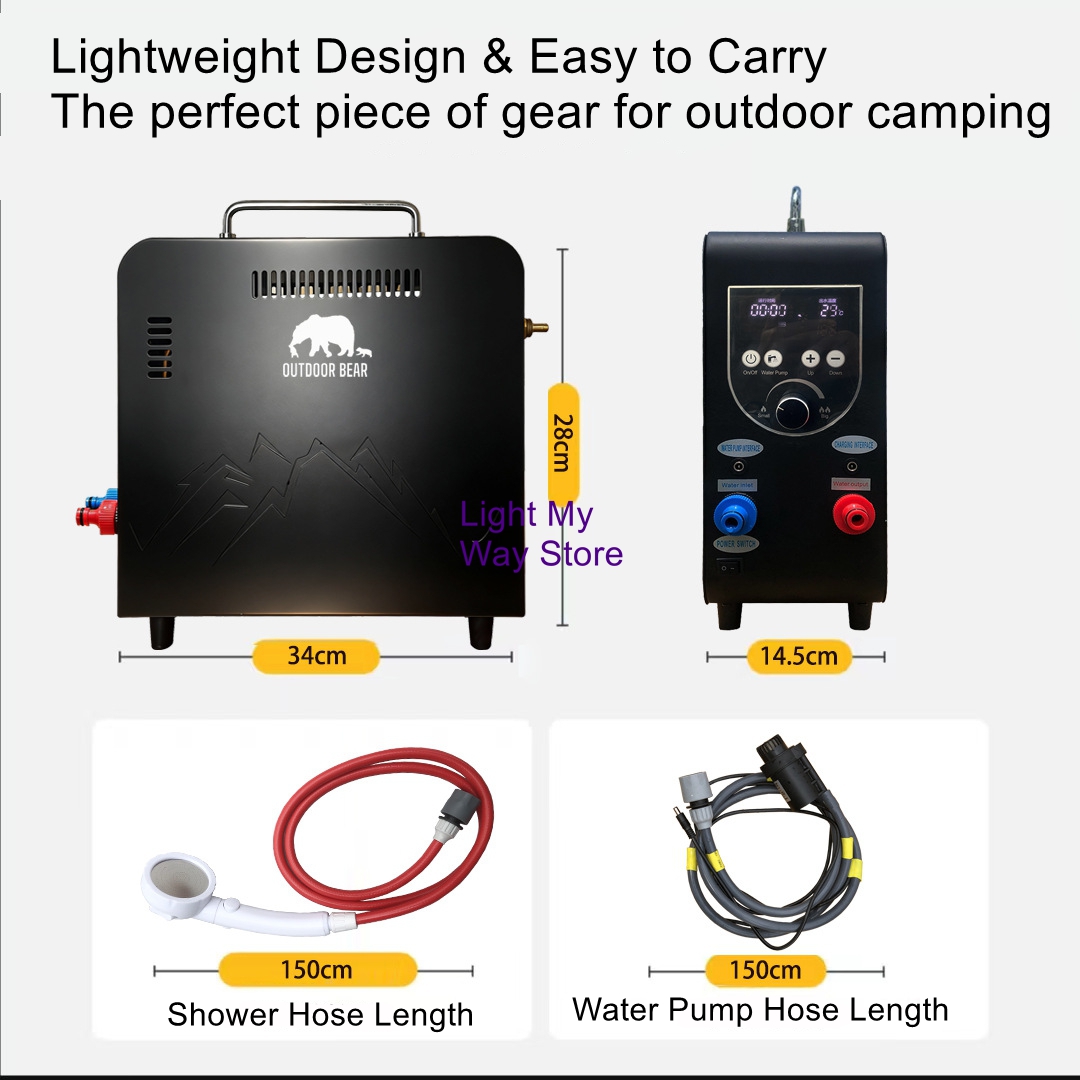 Outdoor Portable Gas Water Hea - огляд і ціна Outdoor Camping Water Heater