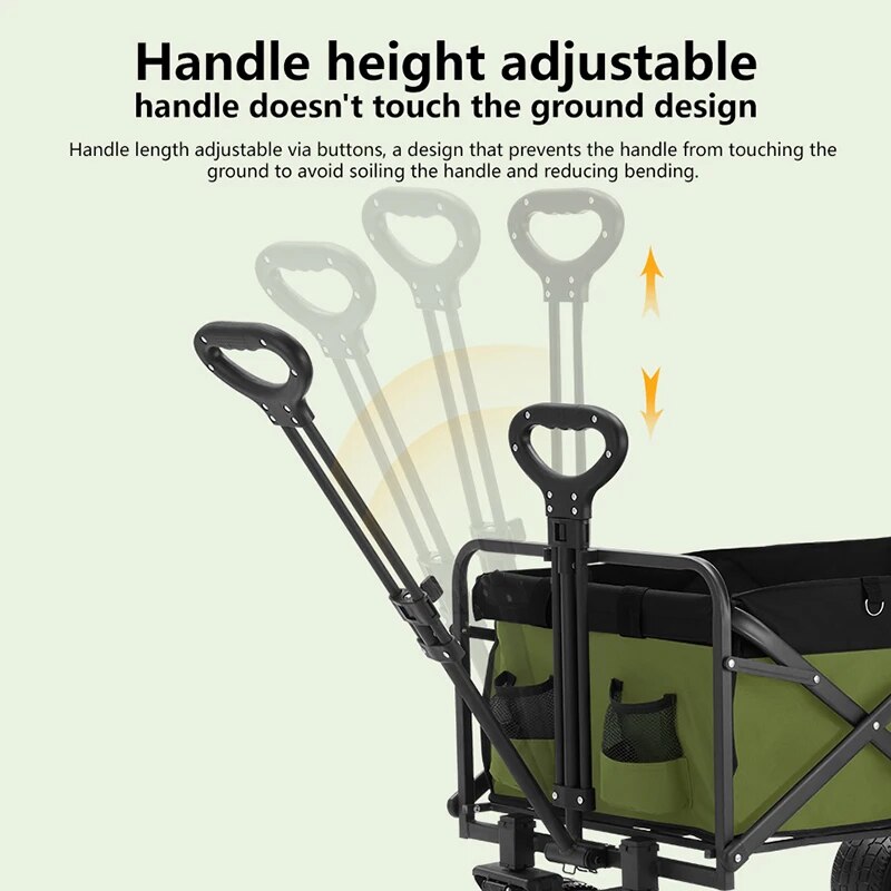 Wheeled Folding Cart Wagon Lar - огляд і ціна Outdoor Camping Van