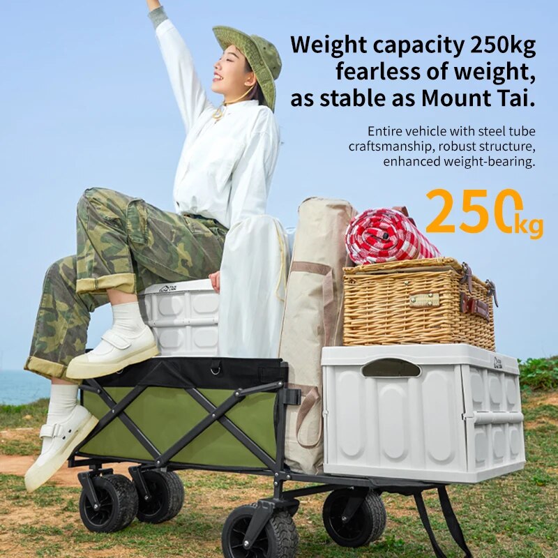 Wheeled Folding Cart Wagon Lar - огляд і ціна Outdoor Camping Van