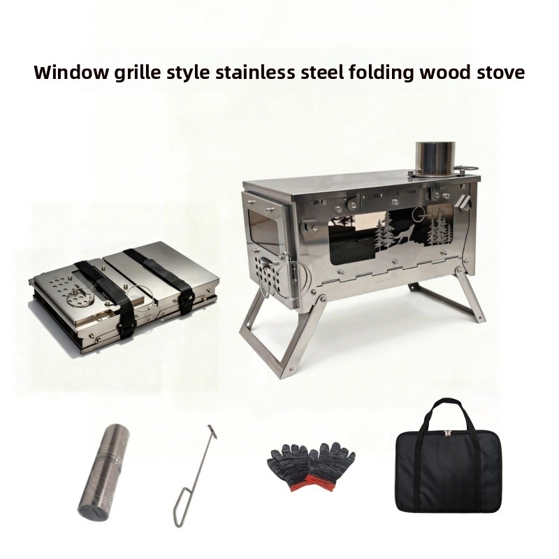 Stainless Steel Foldable Porta - огляд і ціна Outdoor Camping Oven