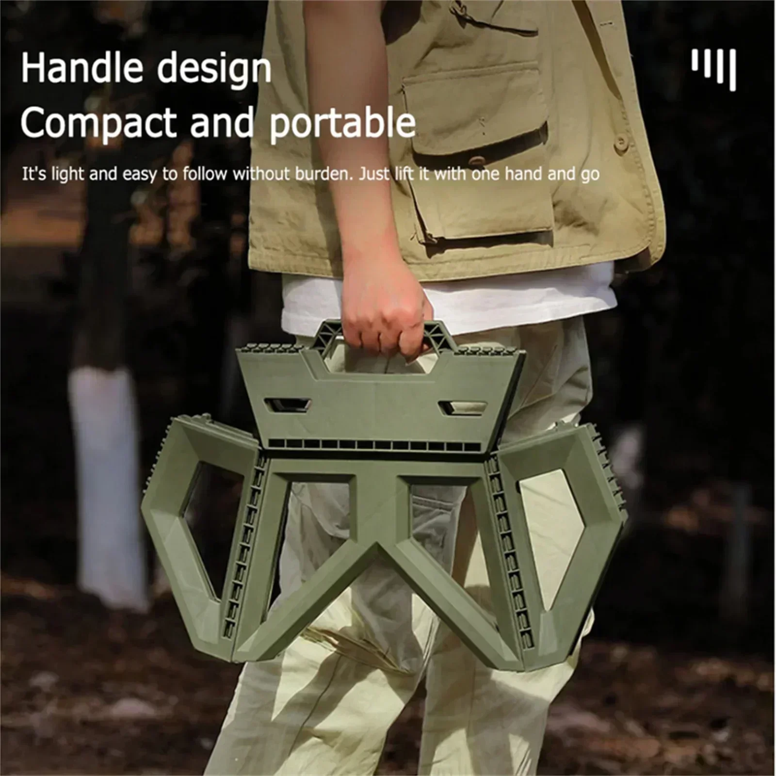 Folding Stool, Outdoor Portabl - огляд і ціна Outdoor Camping High Chair
