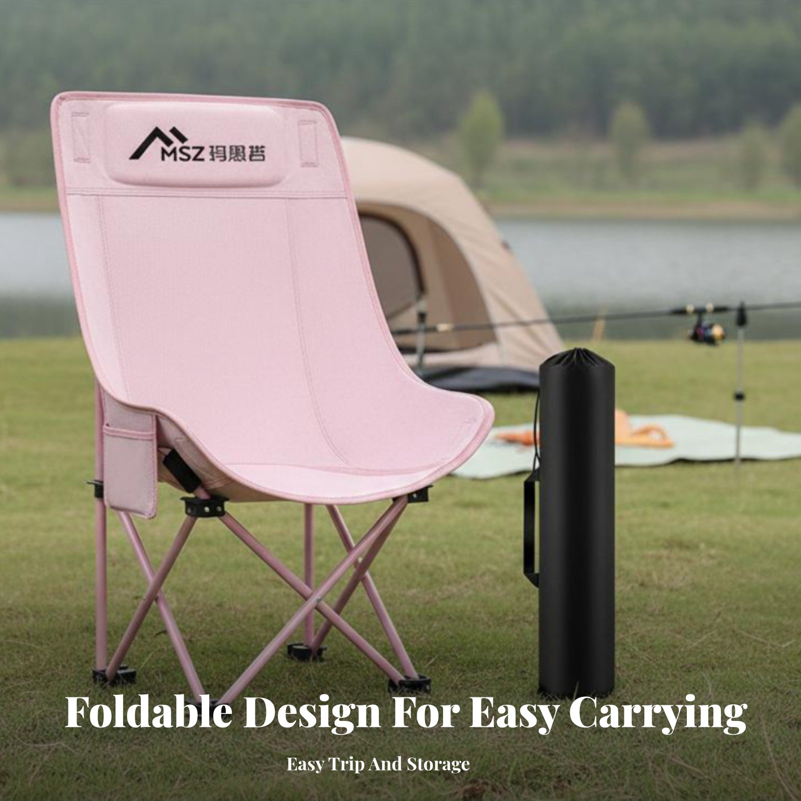 Foldable Mesh High Back Chair  - огляд і ціна Outdoor Camping High Chair