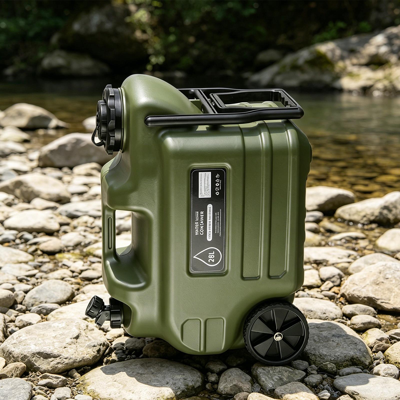 28L Camping Water Container Wi - огляд і ціна Outdoor Camping Water Jug