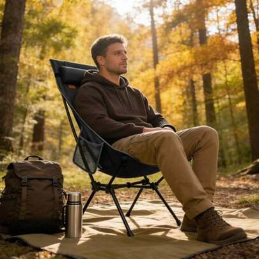 Ultralight Folding Camping Cha - огляд і ціна Outdoor Camping High Chair