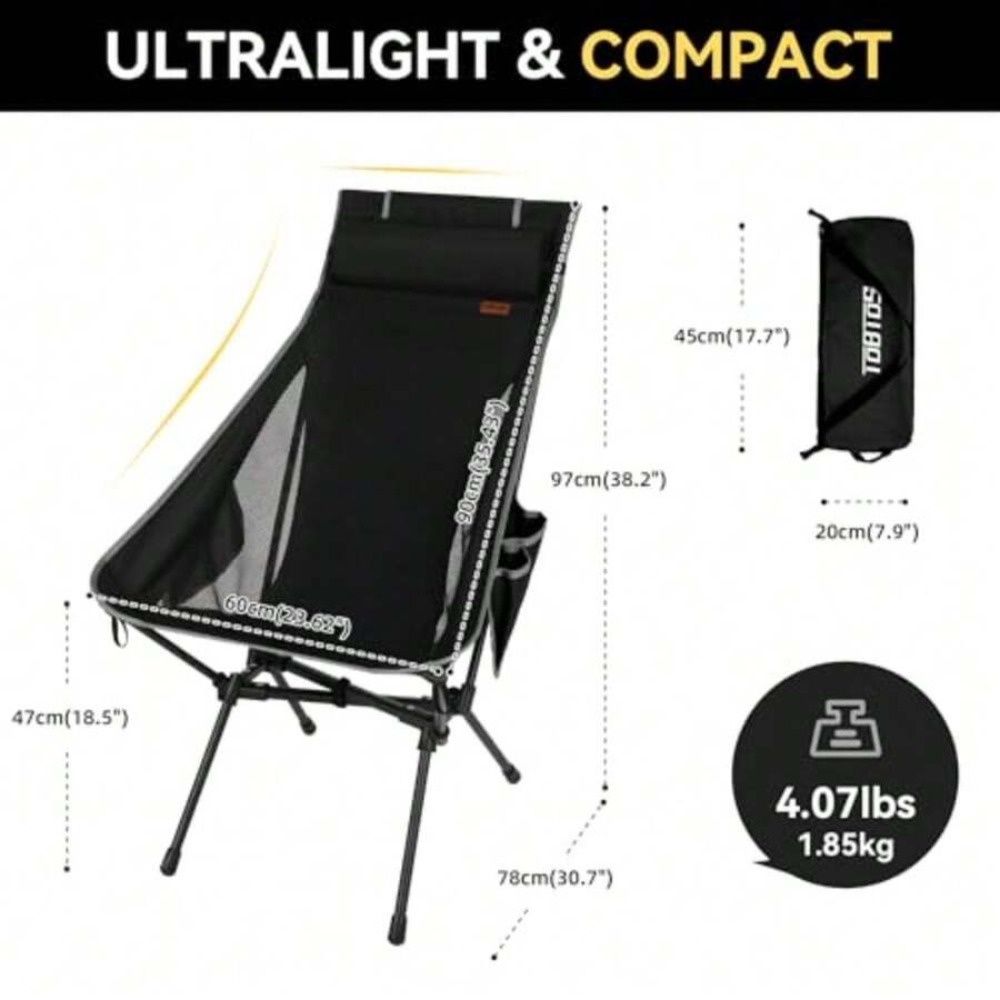 Ultralight Folding Camping Cha - огляд і ціна Outdoor Camping High Chair
