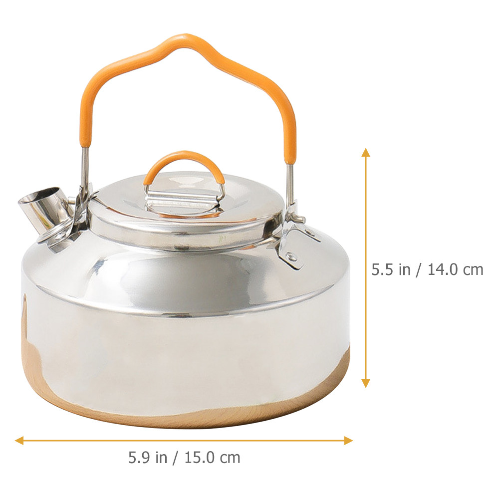 Stainless Steel Camping Kettle - огляд і ціна Outdoor Camping Water Jug