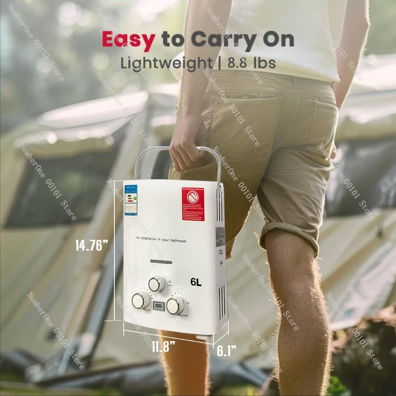 Propane LPG  Gas Tankless Wate - огляд і ціна Outdoor Camping Water Heater