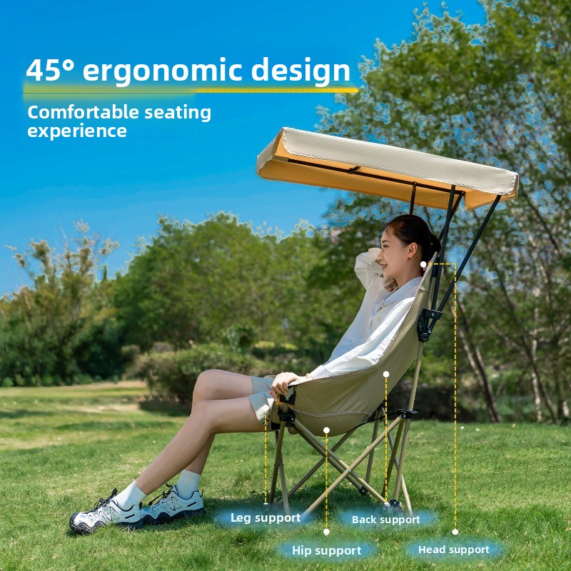 Foldable High Back Moon Chair  - огляд і ціна Outdoor Camping High Chair