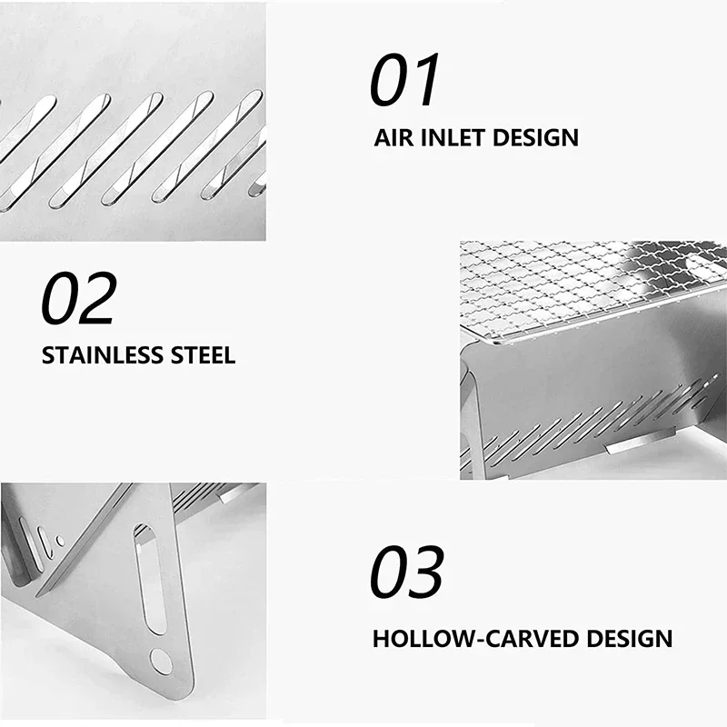 Portable Folding Barbecue Gril - огляд і ціна Outdoor Camping Oven